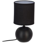 Atmosphera - Lámpara 'Timeo' negro mate - cerámica A. 25 cm