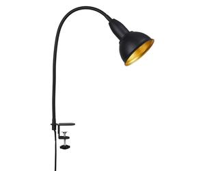 Lámpara de clip, estilo retro, 1xE14, diseño "hygge", metal, color y dorado, diámetro 11,4 cm, marca Briloner