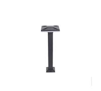 Lámpara de columna de aluminio impermeable al aire libre LED moderna de 10 W Exterior a prueba de lluvia IP65 Pantalla de acrílico Linterna de poste de pilar Jardín exterior Patio Linterna de poste de
