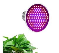 lámpara de crecimiento, 200 LED iluminación luz de planta 24 W E27 Espectro Completo para Plantas de Interior para Conseguir Crecimiento y floración lámpara de cultivo para jardín