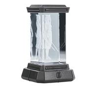 Lámpara de cristal holográfico Ahsoka Tano 3D - Producto oficial Mandalorian, lámpara LED coleccionable grabada con láser, regalos y accesorios Disney Star Wars