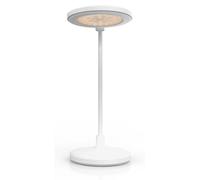 Lámpara de escritorio LED con espejo, regulable, con 3 modos de iluminación y recargable