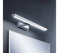 Lindby LED Lámpara de pared Jukka (Moderno) en Plateado hecho Aluminio e.o. para Cuarto baño (1 llama, lámparas, aplique