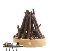 Lámpara de fuego, troncos de chimenea LED | Lámpara de fuego recargable por USB 3 modos ajustables | Lámpara LED de leña de calefacción, chimenea falsa eléctrica, luz nocturna para navidad