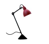 Lámpara de Lámpara de Mesa N205 en Negro Mate y Rojo Mate