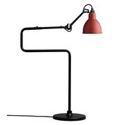 Lámpara de Lámpara de Mesa N317 en Negro Mate y Rojo Mate