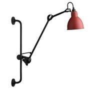 Lámpara de Lámpara de Pared N210 en Negro Mate y Rojo Mate