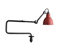 Lámpara de Lámpara de Pared N303 en Negro Mate y Rojo