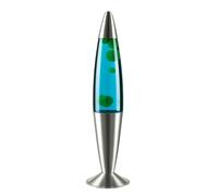 Lámpara De Lava De Mesa Verde Azul 42 Cm Retro Lámpara De Magma Magmalampe JENNY