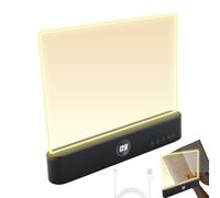 Lámpara de lectura libro, Smart LED Panel Booklight con 3 colores y temporizador, Lámpara de libro multifuncional también como lámpara de mesa nocturna y luz nocturna, USB Recargable Booklight für Nac