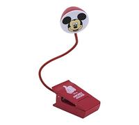 Lámpara de lectura Mickey Mouse - Producto oficial Disney, luz para leer en cama o lámpara portátil para viajes
