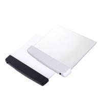 Lámpara de lectura multifuncional LED de panel plano con visión nocturna, luz de libro LED plana sostenible, luces de libro para leer en la cama por la noche (Negro+Blanco)