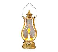 Lámpara de LED vintage | Lámpara LED portátil y colgante con pilas - Farol vela eléctrica decorativa - para hogar, dormitorio, comedor, mesa, centro de mesa, , boda, patio, C