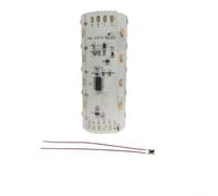 Lámpara de llama solar PCBA 3.7V 51 LED placa de circuito flexible para antorcha vela luz - 3 modos de activación nocturna DIY Kit de componentes electrónicos