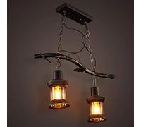 Lámpara de luz 2 Loft lámpara de Queroseno huracán Linterna araña país Americano Retro lámpara de Queroseno Retro clásico Retro lámpara de Aceite huracán lámpara óxido lámpara Colgante Linterna