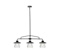 Lámpara de luz Lámpara de techo Lámpara Edison E26 / E27 Lámpara de la industria del hierro 4 faros Lámpara de techo 60W * 3/4 Balcón vintage Restaurante Hierro 3 luces Colgante Aceite Bronce Luz de