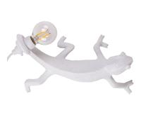 Lámpara de mesa CHAMELEON GOING DOWN 21 cm, blanco, enchufe USB, Seletti