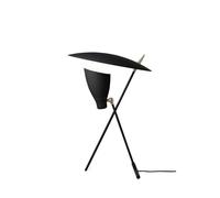 Lámpara de Mesa con Silueta Nórdica Cálida en Negro