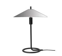 Lámpara de Mesa Cuadrada Filo, Negro/pulida con Espejo
