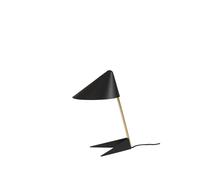 Lámpara de Mesa de Ambiente Nórdico Cálido, Color Negro/Latón