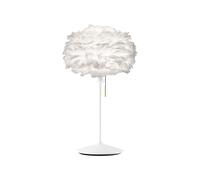 Lámpara de Mesa Eos Mini Blanco con Base Blanco y USB