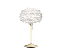 Umage Lámpara de mesa Eos mini Blanco-bronce cepillado