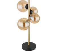 GLOBO Lámpara de mesa LED - Latón - Negro - Metal - H 48 cm - 4 focos