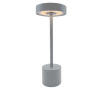 Lumisky Lámpara de mesa inalámbrica Roby Grey - Gris claro - LED