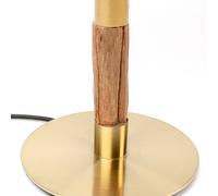 Lámpara de mesa KARE Twig, verde/dorado, 74 cm de altura, E27