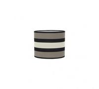 Lámpara de mesa karla marrón/beige e14 (Ø17 x 17 x 15 cm)