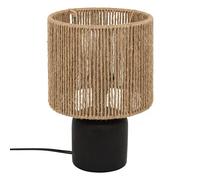 Atmosphera - Lámpara de mesa koby negro h24cm