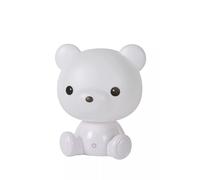 Lámpara De Mesa LED Blanca Para Niños Oso 25 Cm 4000 K Regulable USB-C