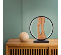 Lámpara de mesa LED BRILLIANT CHAUMONT | Lámpara de mesa fabricada con madera sostenible | Altura: 28 cm | 7,5W, 850 lúmenes, 3000 Kelvin | /madera