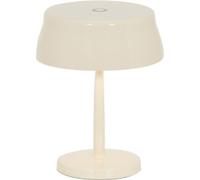 Lámpara de mesa LED inteligente Zafferano Sister Light Mini Wi-Fi, color marfil, recargable y regulable: 2200-2700-3000-4000 K, 3,2 W, altura 17 cm.