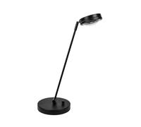 Lámpara de mesa LED Megatron Ottica con atenuador, negra