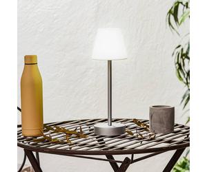 Lámpara de mesa LED Newgarden Lola Slim con batería, gris