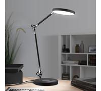 lámpara de mesa LED Paulmann Numis, negra, atenuable, CCT