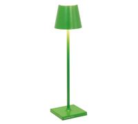 Lámpara de mesa LED Poldina Pro Micro, color verde manzana, recargable y con regulador de intensidad, con una autonomía de batería de hasta 12 horas