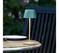 Lámpara de mesa LED recargable LOOM DESIGN Modi Micro, IP65, verde