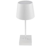 Lámpara de mesa LED regulable 26cm interruptor táctil 3 pilas AA Luz LED blanco cálido 3000k blanco