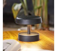 Lámpara de mesa Lindby LED recargable Nalani, 10 cm de altura, IP44, atenuable