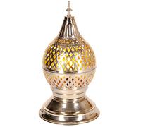 Lámpara de Mesa Marrakesch Orient & Mediterran Interior Boho Plata Latón 34cm