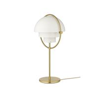 GUBI Lámpara de mesa Multi-Lite latón-blanco