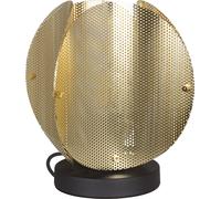 Lámpara de mesa OSRAM Decor Folded Globe, casquillo E27, 260 mm, color dorado, acero electrochapado, estilo industrial, cable de tela