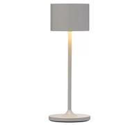 Lámpara de mesa portátil FAROL MINI 19,5 cm, LED, blanco, gris satélite, Blomus