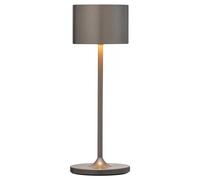 Lámpara de mesa portátil FAROL MINI 19,5 cm, LED, metal quemado, aluminio, Blomus
