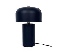 Relaxdays Lámpara de mesa seta negro