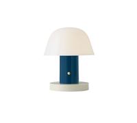 Lámpara de Mesa Setago JH27 Blanco/ Azul