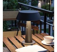 Lámpara de sobremesa solar Soala (Potencia máx. del sistema: 32 W, Negro)