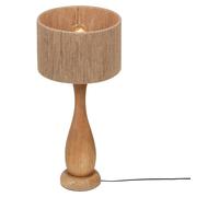 Lámpara de mesa TRIO-Leuchten modelo TOBA, dimensiones 24.50 x 54 cm, color marrón